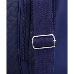Babyhug 2 in 1 Quilted Spacious & Multifunctional Tote Cum Sling Diaper Bag  - Blue