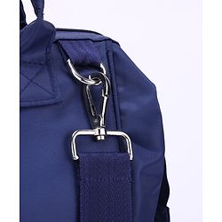 Babyhug 2 in 1 Quilted Spacious & Multifunctional Tote Cum Sling Diaper Bag  - Blue