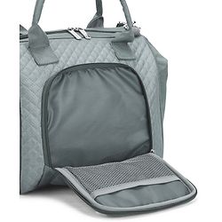 Babyhug 2 in 1 Quilted Spacious & Multifunctional Tote Cum Sling Diaper Bag  - Blue