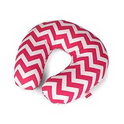 Babyhug Neck Supporter & Rectangular Pillow Set Chevron Print - Pink