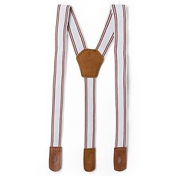 Babyhug Cotton Woven Full Sleeves Checkered Shirt & Trouser Set with Suspender - Maroon