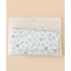 Babyhug Full Sleeve Waterproof Polyester Feeding Bib Panda Print| Long Sleeves| Crumb Catcher Pocket| Easy Velcro Closure| Mess-Free Feeding| 0+ Months