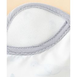 Babyhug Full Sleeve Waterproof Polyester Feeding Bib Panda Print| Long Sleeves| Crumb Catcher Pocket| Easy Velcro Closure| Mess-Free Feeding| 0+ Months