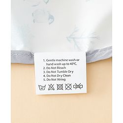 Babyhug Full Sleeve Waterproof Polyester Feeding Bib Panda Print| Long Sleeves| Crumb Catcher Pocket| Easy Velcro Closure| Mess-Free Feeding| 0+ Months