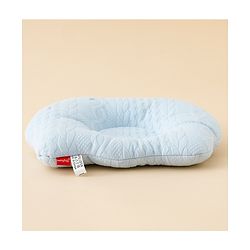Babyhug Star Shaped Head Shaping Baby Pillow - Blue| Prevents Flat Head Syndrome| Soft & Breathable| Neck & Shoulder Support Pillow| Lightweight & Travel Friendly| 0-6 Months| New Born Gifting Option