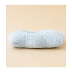Babyhug Star Shaped Head Shaping Baby Pillow - Blue| Prevents Flat Head Syndrome| Soft & Breathable| Neck & Shoulder Support Pillow| Lightweight & Travel Friendly| 0-6 Months| New Born Gifting Option