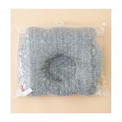 Babyhug Star Shaped Head Shaping Baby Pillow - Grey| Prevents Flat Head Syndrome| Soft & Breathable| Neck & Shoulder Support Pillow| Lightweight & Travel Friendly| 0-6 Months| New Born Gifting Option