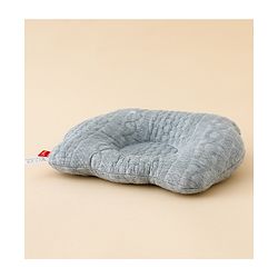 Babyhug Star Shaped Head Shaping Baby Pillow - Grey| Prevents Flat Head Syndrome| Soft & Breathable| Neck & Shoulder Support Pillow| Lightweight & Travel Friendly| 0-6 Months| New Born Gifting Option