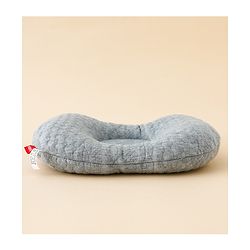 Babyhug Head Shaping Baby Pillow - Grey| Prevents Flat Head Syndrome| Soft & Breathable| Neck & Shoulder Support Pillow| Lightweight & Travel Friendly| 0-6 Months| New Born Gifting Option