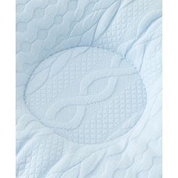 Babyhug Head Shaping Baby Pillow Prevents Flat Head Syndrome Soft & Breathable Neck & Shoulder Support Pillow Lightweight & Travel Friendly 0-6 Months New Born Gifting Option - Blue
