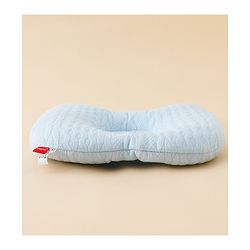 Babyhug Head Shaping Baby Pillow Prevents Flat Head Syndrome Soft & Breathable Neck & Shoulder Support Pillow Lightweight & Travel Friendly 0-6 Months New Born Gifting Option - Blue