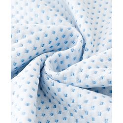 Babyhug Soft & Lightweight All-Season Baby Blanket Gentle & Breathable Durable & Machine Washable Ideal for 012 Months New Born Gifting Option Travel Friendly 100cm X 75cm   Blue