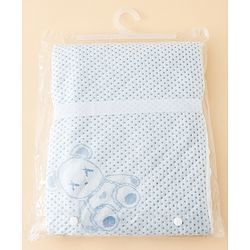 Babyhug Soft & Lightweight All-Season Baby Blanket Gentle & Breathable Durable & Machine Washable Ideal for 012 Months New Born Gifting Option Travel Friendly 100cm X 75cm   Blue