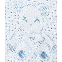 Babyhug Soft & Lightweight All-Season Baby Blanket Gentle & Breathable Durable & Machine Washable Ideal for 012 Months New Born Gifting Option Travel Friendly 100cm X 75cm   Blue