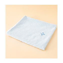 Babyhug Soft & Lightweight All-Season Baby Blanket Gentle & Breathable Durable & Machine Washable Ideal for 012 Months New Born Gifting Option Travel Friendly 100cm X 75cm   Blue