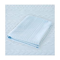 Babyhug Soft & Lightweight All-Season Baby Blanket Gentle & Breathable Durable & Machine Washable Ideal for 012 Months New Born Gifting Option Travel Friendly 100cm X 75cm -Blue