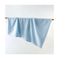 Babyhug Soft & Lightweight All-Season Baby Blanket Gentle & Breathable Durable & Machine Washable Ideal for 012 Months New Born Gifting Option Travel Friendly 100cm X 75cm -Blue