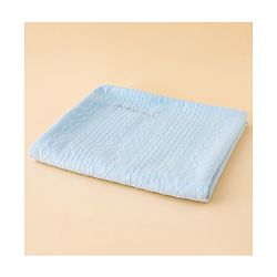 Babyhug Soft & Lightweight All-Season Baby Blanket Gentle & Breathable Durable & Machine Washable Ideal for 012 Months New Born Gifting Option Travel Friendly 100cm X 75cm -Blue