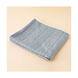 Babyhug Soft & Lightweight All-Season Baby Blanket Gentle & Breathable Durable & Machine Washable Ideal for 012 Months New Born Gifting Option Travel Friendly 100cm X 75cm  Grey