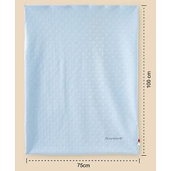 Babyhug All-Season Heart Embossed Baby Blanket Soft & Lightweight Gentle & Breathable Durable & Machine Washable Ideal for 012 Months New Born Gifting Option Travel Friendly 100cm X 75cm  Blue