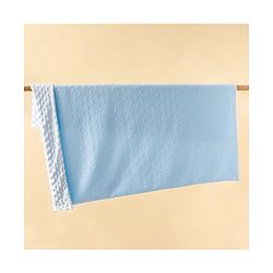 Babyhug All-Season Heart Embossed Baby Blanket Soft & Lightweight Gentle & Breathable Durable & Machine Washable Ideal for 012 Months New Born Gifting Option Travel Friendly 100cm X 75cm  Blue