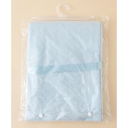 Babyhug All-Season Heart Embossed Baby Blanket Soft & Lightweight Gentle & Breathable Durable & Machine Washable Ideal for 012 Months New Born Gifting Option Travel Friendly 100cm X 75cm  Blue