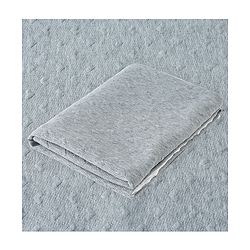 Babyhug All-Season Heart Embossed Baby Blanket - Grey| Soft & Lightweight| Gentle & Breathable| Durable & Machine Washable| Ideal for 012 Months| New Born Gifting Option| Travel Friendly|100cm X 75cm