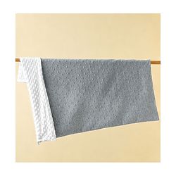 Babyhug All-Season Heart Embossed Baby Blanket - Grey| Soft & Lightweight| Gentle & Breathable| Durable & Machine Washable| Ideal for 012 Months| New Born Gifting Option| Travel Friendly|100cm X 75cm