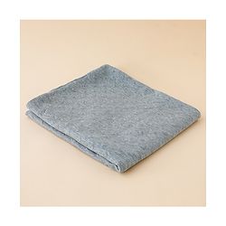 Babyhug All-Season Heart Embossed Baby Blanket - Grey| Soft & Lightweight| Gentle & Breathable| Durable & Machine Washable| Ideal for 012 Months| New Born Gifting Option| Travel Friendly|100cm X 75cm