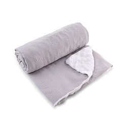 Babyhug Soft & Lightweight All-Season Baby Blanket Gentle & Breathable Durable & Machine Washable Ideal for 012 Months New Born Gifting Option Travel Friendly 100cm X 75cm   Grey