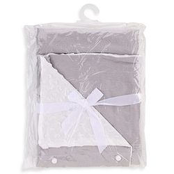 Babyhug Soft & Lightweight All-Season Baby Blanket Gentle & Breathable Durable & Machine Washable Ideal for 012 Months New Born Gifting Option Travel Friendly 100cm X 75cm   Grey