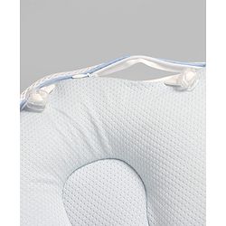 Babyhug Star Shaped Head Support Pillow -Blue|Soft Breathable Cotton Fabric| Ergonomic Head Support| Magical Land Print| Infant Pillow| Lightweight Travel Friendly| Prevents Flat Head| Washable Cover