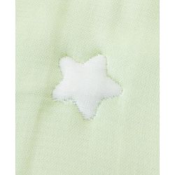 Babyhug 100% Pure Cotton Jacquard Gauze Baby Blanket Happy Bear Print 10 Layer Quilting Ultra Soft Breathable & Absorbent 0-24 Months New Born Essential -Green