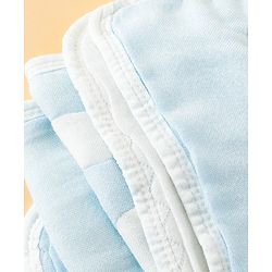 Babyhug 100% Pure Bamboo Baby Blanket Cute Bear Print 6 Layer Quilting Ultra Soft & Light Weight (520g)| Breathable & Absorbent 0-24 Months New Born Essential  - Blue
