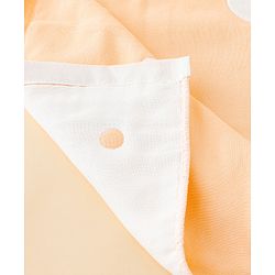 Babyhug 100% Pure Cotton Baby Blanket Bear Print 4 Layer Quilting| Ultra Soft & light Weight (470g) Breathable & Absorbent| 0-24 Months New Born Essential- Peach