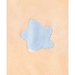 Babyhug 100% Pure Cotton Baby Blanket Bear Print 4 Layer Quilting| Ultra Soft & light Weight (470g) Breathable & Absorbent| 0-24 Months New Born Essential- Peach