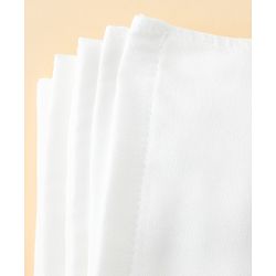 Babyhug 100% Pure Cotton Four Layer Baby Blanket Cute Fawn Print Super Soft & Absorbent Lightweight Breathable Quilt (320g) Gentle on Baby Skin| 024 Months New Born Essential - White
