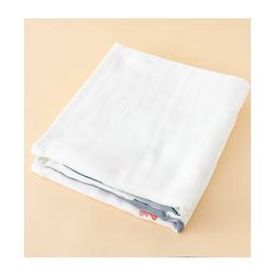 Babyhug 100% Pure Cotton Four Layer Baby Blanket Cute Fawn Print Super Soft & Absorbent Lightweight Breathable Quilt (320g) Gentle on Baby Skin| 024 Months New Born Essential - White