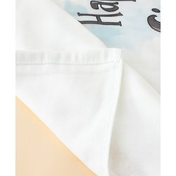 Babyhug 100% Pure Cotton Four Layer Baby Blanket  Giraffe Print Super Soft & Absorbent Lightweight Breathable Quilt (320g) Gentle on Baby Skin 024 Months -White