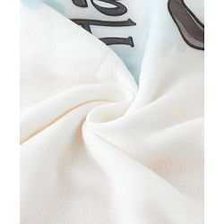 Babyhug 100% Pure Cotton Four Layer Baby Blanket  Giraffe Print Super Soft & Absorbent Lightweight Breathable Quilt (320g) Gentle on Baby Skin 024 Months -White
