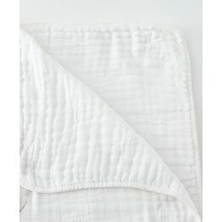 Babyhug 100% Pure Cotton Six Layer Baby Blanket Elephant Print  Super Soft & Absorbent Cotton Bamboo Blend Quilt Lightweight Breathable Gentle on Baby Skin 024 Months 520 g - White