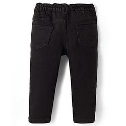 Babyhug Cotton Woven Full Sleeves Checkered Shirt & Denim Jeans Set - Black