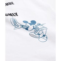 Babyhug Disney Single Jersey Knit Drop Shoulder Half Sleeves T-Shirt & Track Pant Set with Mickey Mouse Graphic - Navy Blue & White