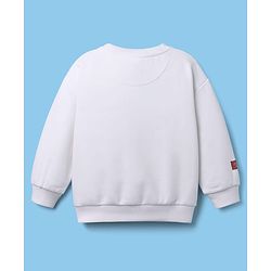 Babyhug Disney Terry Knit Full Sleeves T-Shirt & Track Pant Set with Marie Graphic - Pink & White
