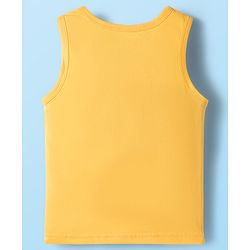 Babyhug 100% Cotton Knit Sleeveless Sando with Dino Print Pack of 3 - Multicolor
