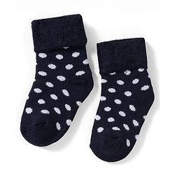 Cute Walk by Babyhug Non Terry Knit Ankle Length Anti Bacterial Socks With Polka Dot Design Pack Of 3 - Pink White & Black