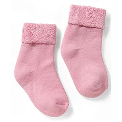 Cute Walk by Babyhug Non Terry Knit Ankle Length Anti Bacterial Socks With Polka Dot Design Pack Of 3 - Pink White & Black