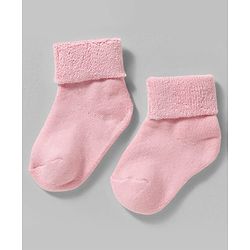 Cute Walk by Babyhug Non Terry Knit Ankle Length Anti Bacterial Socks With Polka Dot Design Pack Of 3 - Pink White & Black