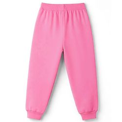 Babyhug Disney Terry Knit Full Sleeves T-Shirt & Track Pant Set with Lion King Front & Back Graphic with Badge Detailing - Navy Blue & Pink