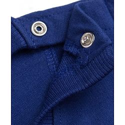 Babyhug Disney Terry Knit Full Sleeves T-Shirt & Track Pant Set with Lion King Front & Back Graphic with Badge Detailing - Navy Blue & Pink